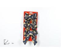 DUE ESSE CHRISTMAS SRL L.Stella Oro Fiocco Blu 12cm 3pz $$, Come Foto, Taglia Unica