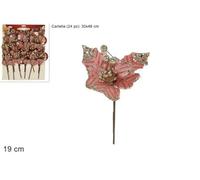 DUE ESSE CHRISTMAS SRL Nastro Velluto Oro cm1x9mt, Come Foto, Taglia Unica