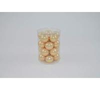 Due Esse DUE10069 Sfere, Oro Perlate, 4 cm, 20 Pezzi