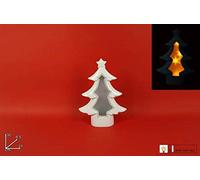 Due Esse DUE9798 Albero Ceramica con Luce Bianco, 30 cm