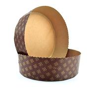 DUE ESSE S.N.C. DI SABATINI ALDO & C. PZ 10 STAMPO PER PANETTONE BASSO 1000 GR DIAMETRO 23 CM ALTEZZA 8 CM IDEALE PER REALIZZARE PANETTONI E DOLCI TRADIZIONALI