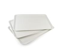 DUE ESSE S.N.C. DI SABATINI ALDO & C. PZ 5 VASSOIO PAPERINO BIANCOPER DOLCI E SALATI CM 37 X 48 VASSOIO RIUTILIZZABILE PER APERITIVO APERICENA E HAPPY HOUR PORTAVIVANDE CABARE'