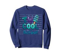 Due Fantastici per la Scuola Ice Pop Summer Learning Fun Felpa, Unisex per Adulti, Navy, XXL