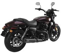 Due Fratelli Racing Comp S Short Slip-On Nero Carbonio Harley Street XG 15-20