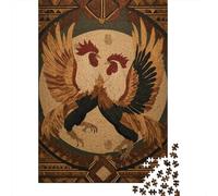 Due galli che combattonoPuzzle 1000 Pezzi Per Adulti, Giochi EduGattoivi, Sfide, Decorazioni Per La Casa38x26cm/1000pcs