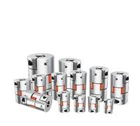 Due ganasce D14L22 Accoppiatore Alluminio Plum Giunto for albero flessibile Connettore motore passo-passo CNC 3/4/5/6/6,35 mm(5mmX5mm)