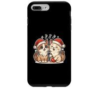 Due gatti di Babbo Natale con ornamento Custodia per iPhone 7 Plus/8 Plus
