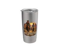 Due Generazioni Un Sentiero Cowboy Cavalieri Bicchiere termico in acciaio inox doppia parete