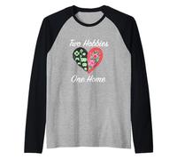 Due Hobby Una Casa Gamer Giardiniere Coppia Maglia con Maniche Raglan