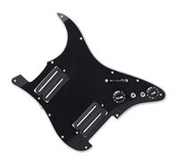 Due Humbucker Caricati Precablati High Output Scratchplate HH Coil Splitting Battipenna Per Chitarra Elettrica Battipenna precablati Set (Color : 01)