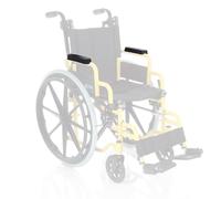 Due Imbottiture Braccioli Compatibili con Sedia a Rotelle Carrozzina Moretti Kid