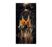 Due immagini copertine per porta d'ingresso banner per porta di benvenuto grande sfondo divertente decorazioni per appendere interni ed esterni e buoni regali di primavera per gli amici