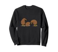 Due Kiwi Uccelli con Un Kiwi Felpa