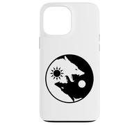 Due lupi dentro, lupo Yin Yang, ego psicologico Custodia per iPhone 13 Pro Max