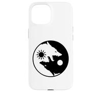 Due lupi dentro, lupo Yin Yang, ego psicologico Custodia per iPhone 15