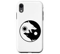 Due lupi dentro, lupo Yin Yang, ego psicologico Custodia per iPhone XR