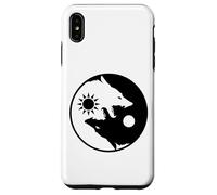 Due lupi dentro, lupo Yin Yang, ego psicologico Custodia per iPhone XS Max