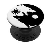 Due lupi dentro, lupo Yin Yang, ego psicologico PopSockets PopGrip Adesivo