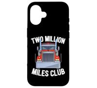 Due milioni di miglia Club Diesel Truck Driver Trucker Trucking Custodia per iPhone 16