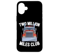Due milioni di miglia Club Diesel Truck Driver Trucker Trucking Custodia per iPhone 16 Plus