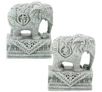 Due Mini Statue In Pietra Ollare