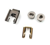 Due molle fermi con due boccole di fissaggio per supporti per vassoi per forni pirolitici compatibili con forni Bosch e Balay - 626210