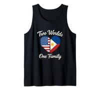 Due Mondi Una Famiglia Filippino American Heritage Canotta