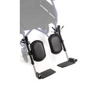 Due Pedane Elevabili Verniciate One Per Sedia a Rotelle Carrozzine Moretti - PAI