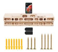 Due pietre Hangboard Rock Rescing Hangboard per la porta; Ampiampe per l'allenamento dell'arrampicata come tastiera di arrampicata in porta con suppo