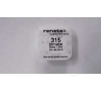 Due pile a bottone 315 Renata ossido di argento SR67 23 mAh 1,55 V