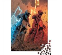 Due piloti di motocross infangati1000 Pezzi Impossibili Per Adulti, Giochi, Regali, Sfide Per Bambini38x26cm/1000pcs