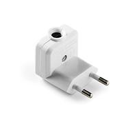 Due pin con spina Famatel, uscita laterale, 10 A