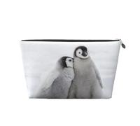 Due pinguini, Borsa da toilette Borsa per trucco Borsa per cosmetici Borsa da toilette da viaggio portatile