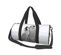 Due pinguini, Borsone da viaggio di grande capacità Borsa rotonda Borsa da viaggio sportiva Borsa da viaggio Borsa da fitness