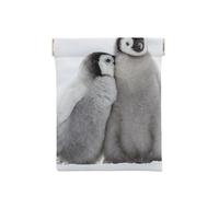 Due pinguini, Spremere il portafoglio superiore da donna Borsa portaoggetti Piccola portamonete Portamonete