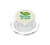Due piselli in un baccello carino coppia romantica amicizia corrispondenza PopSockets PopGrip per MagSafe