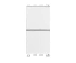 Due Pulsanti Indipend. No+No 10A Bianco VIMAR 19066.B