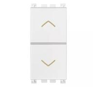 Due pulsanti INTERBLOCCANTI NO+NO 10A bianco SERIE VIMAR ARKÈ