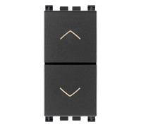 Due pulsanti interblocc.NO+NO 10A grigio - VIW 19062