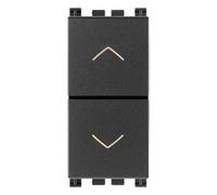 Due pulsanti interblocc.NO+NO 10A grigio - VIW 19062