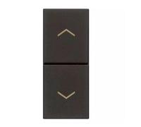 Due pulsanti interbloccati Vimar Linea con frecce-nero-30062.G