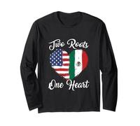 Due Radici eredità Messicana Americana Maglia a Manica