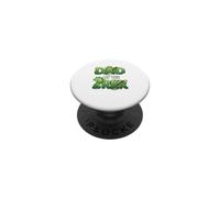 Due Rex 2 ° compleanno secondo dinosauro 2 anni PopSockets PopGrip Adesivo