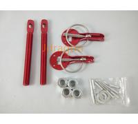 Due Rosso Universale Cappuccio Perno Bloccaggio Kit Sport Montante Cofano A Over