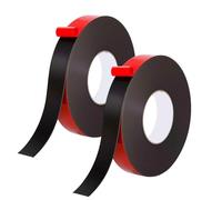 Due Rotoli Di 25mm×10m Nastro Biadesivo Extra Forte, 0.5mm Ultra-Sottile, Impermeabile E Resistente Al Calore, Biadesivo Extra Forte Adatto per Automobili, Strisce LED, Arredamento Domestico