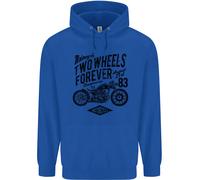 Due Ruote Forever Moto Cafe Racer Bambini Felpa con Cappuccio
