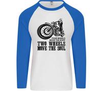 Due Ruote Move Il Soul Motociclista Uomo L/S Baseball T-Shirt