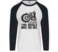 Due Ruote Move Il Soul Motociclista Uomo L/S Baseball T-Shirt