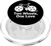 Due ruote One Love Minimal Bicycle Rider Design PopSockets PopGrip per MagSafe