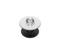 Due scheletri che ballano Back To Back Light Burst Stars PopSockets PopGrip Adesivo